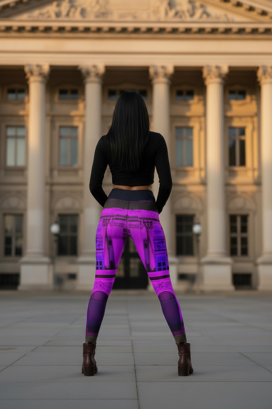 Mystic Glow High-Waist Leggings – Luxury Wearable Art
A luminous violet light-movement sealed in a single, unrepeatable moment.
Strictly limited to 33 pieces worldwide.