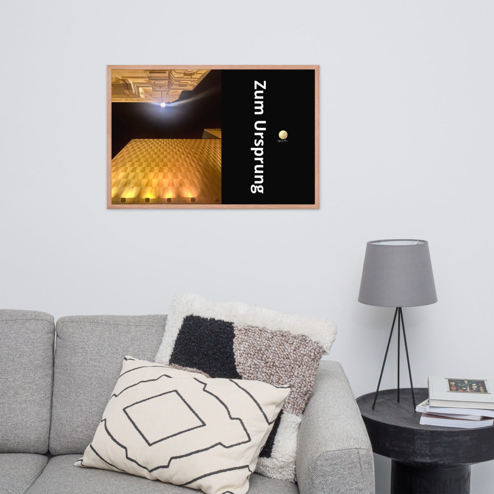 “Zum Ursprung” Poster – The Golden Axis (Authentic Presence Collection)