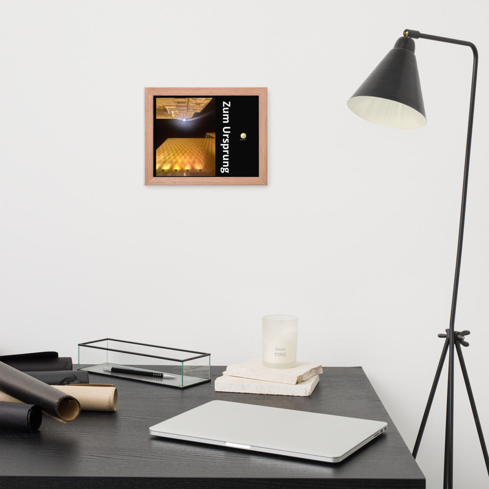 “Zum Ursprung” Poster – The Golden Axis (Authentic Presence Collection)