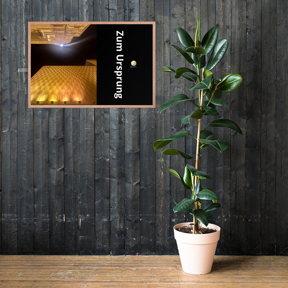 “Zum Ursprung” Poster – The Golden Axis (Authentic Presence Collection)