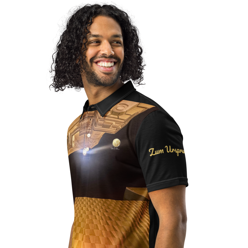 Slim Fit Men’s Polo Shirt – “Zum Ursprung” | Authentic Presence Collection
