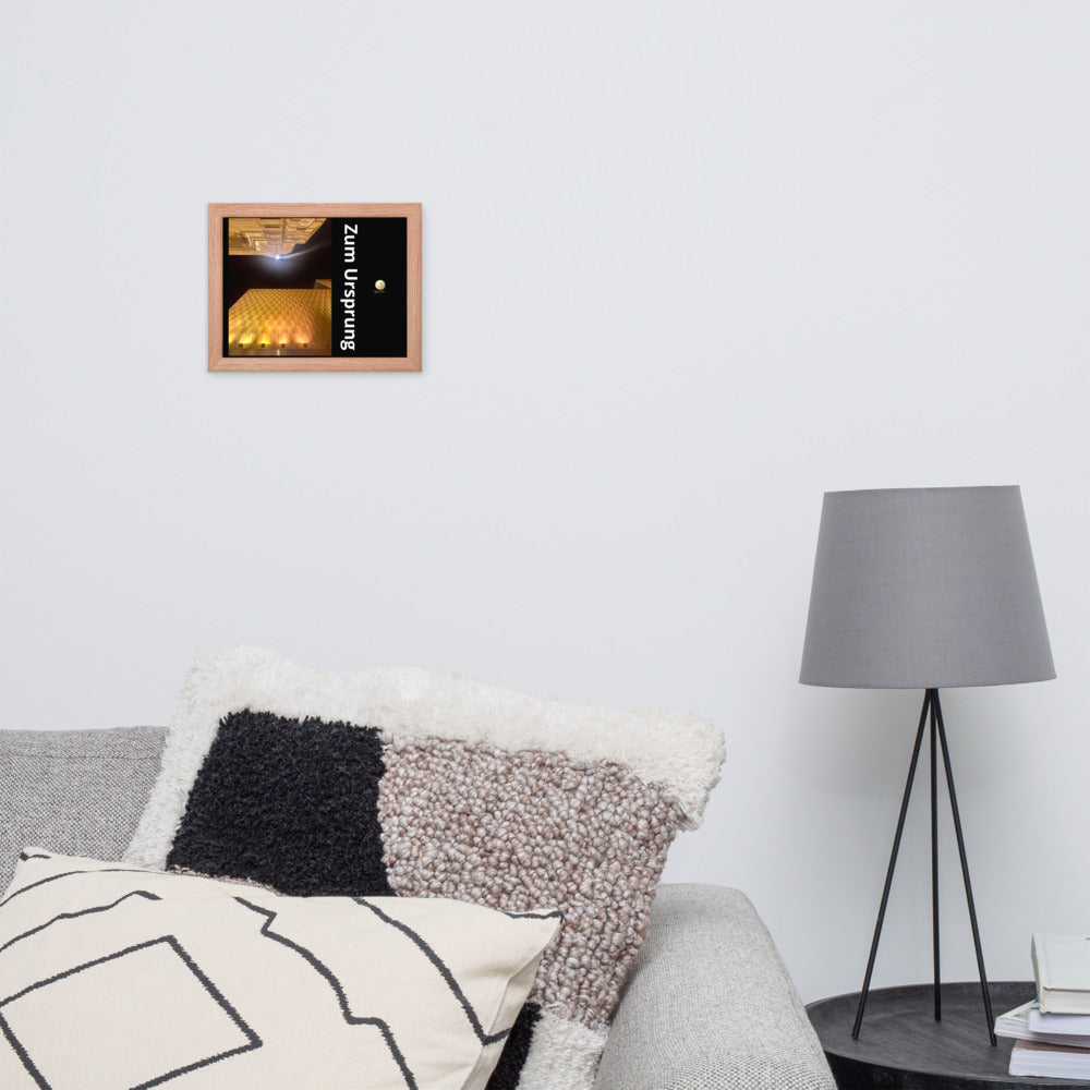 “Zum Ursprung” Poster – The Golden Axis (Authentic Presence Collection)