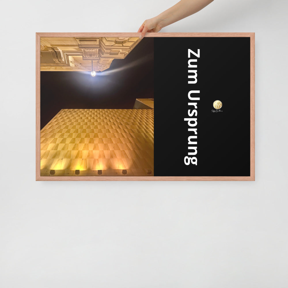 “Zum Ursprung” Poster – The Golden Axis (Authentic Presence Collection)