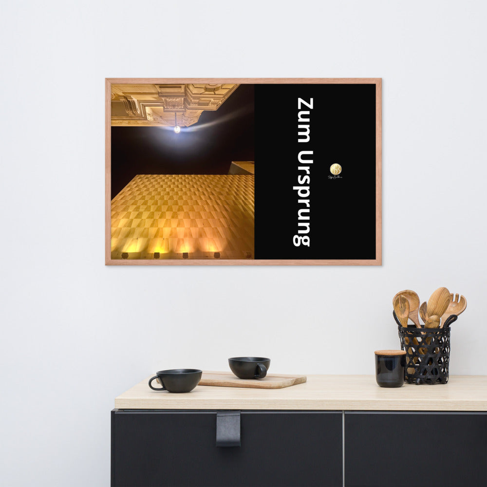 “Zum Ursprung” Poster – The Golden Axis (Authentic Presence Collection)