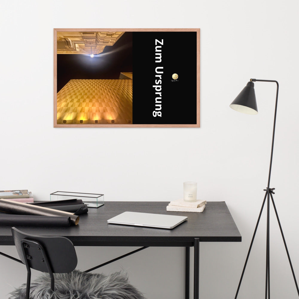 “Zum Ursprung” Poster – The Golden Axis (Authentic Presence Collection)