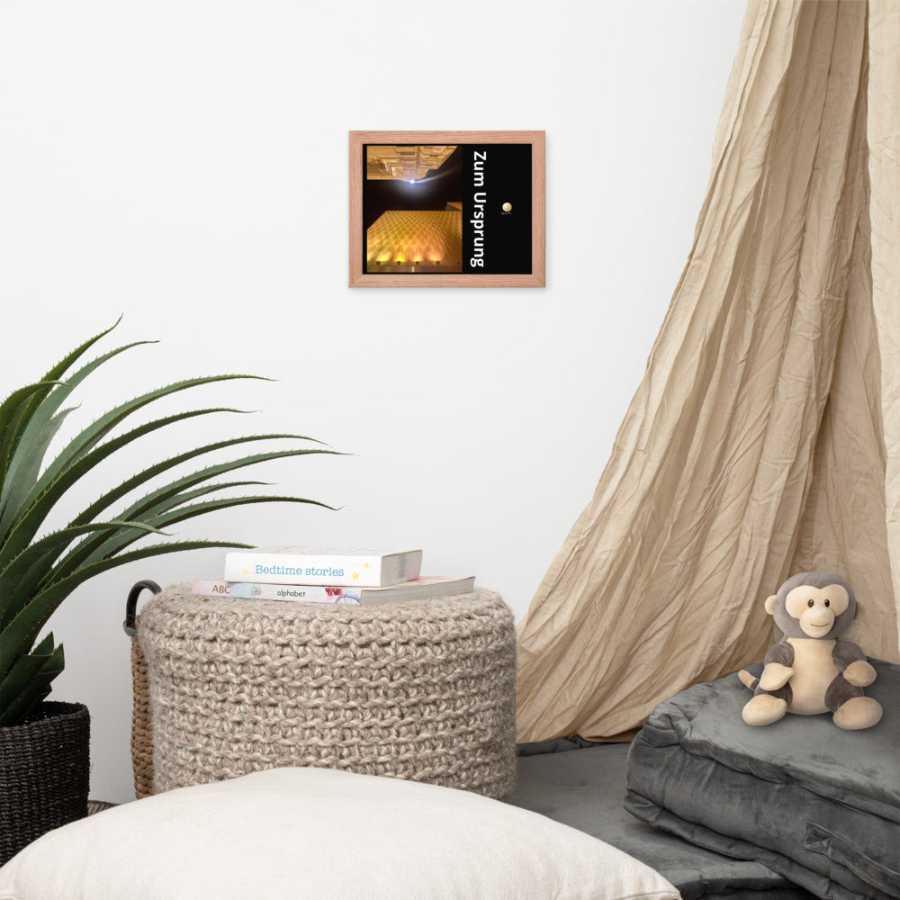 “Zum Ursprung” Poster – The Golden Axis (Authentic Presence Collection)