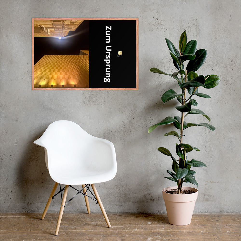 “Zum Ursprung” Poster – The Golden Axis (Authentic Presence Collection)