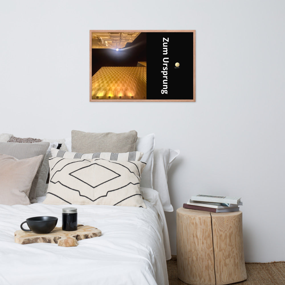 “Zum Ursprung” Poster – The Golden Axis (Authentic Presence Collection)