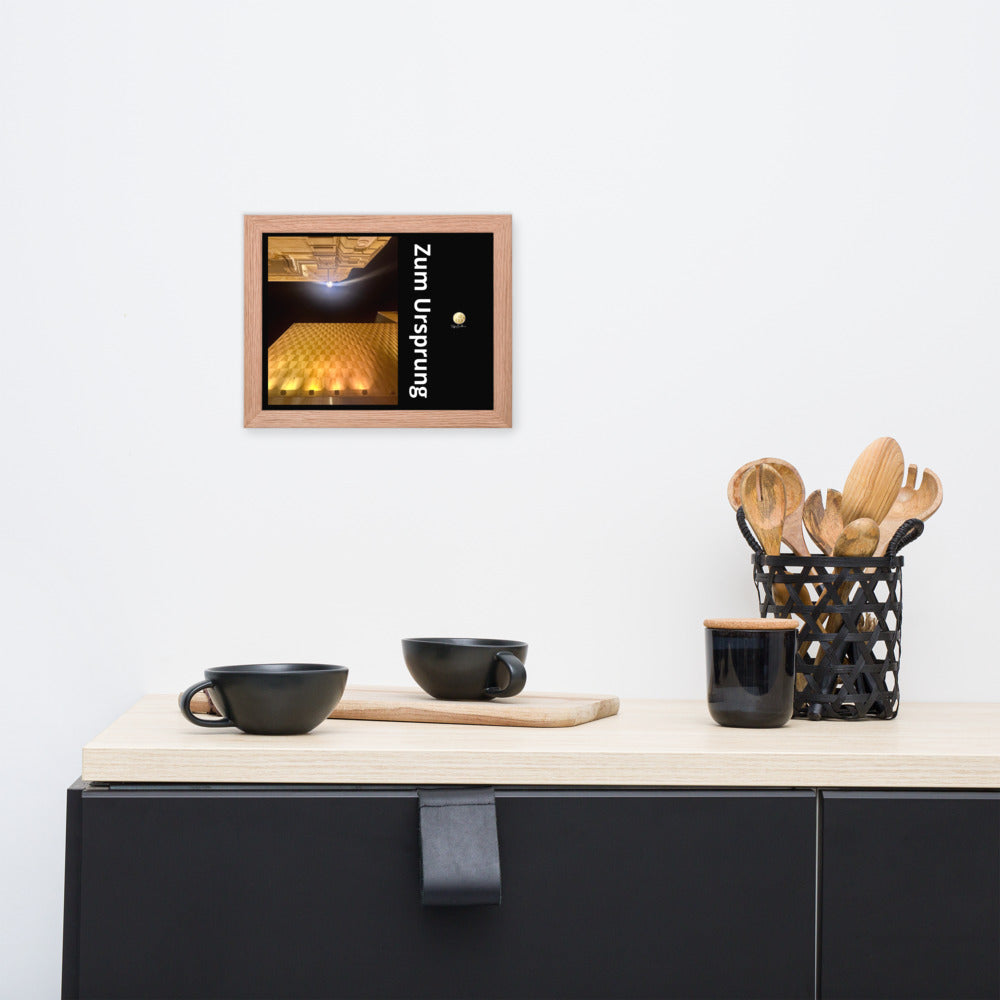 “Zum Ursprung” Poster – The Golden Axis (Authentic Presence Collection)