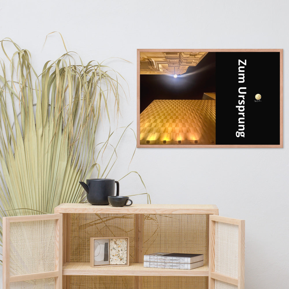 “Zum Ursprung” Poster – The Golden Axis (Authentic Presence Collection)