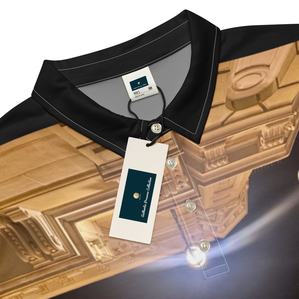 Slim Fit Men’s Polo Shirt – “Zum Ursprung” | Authentic Presence Collection