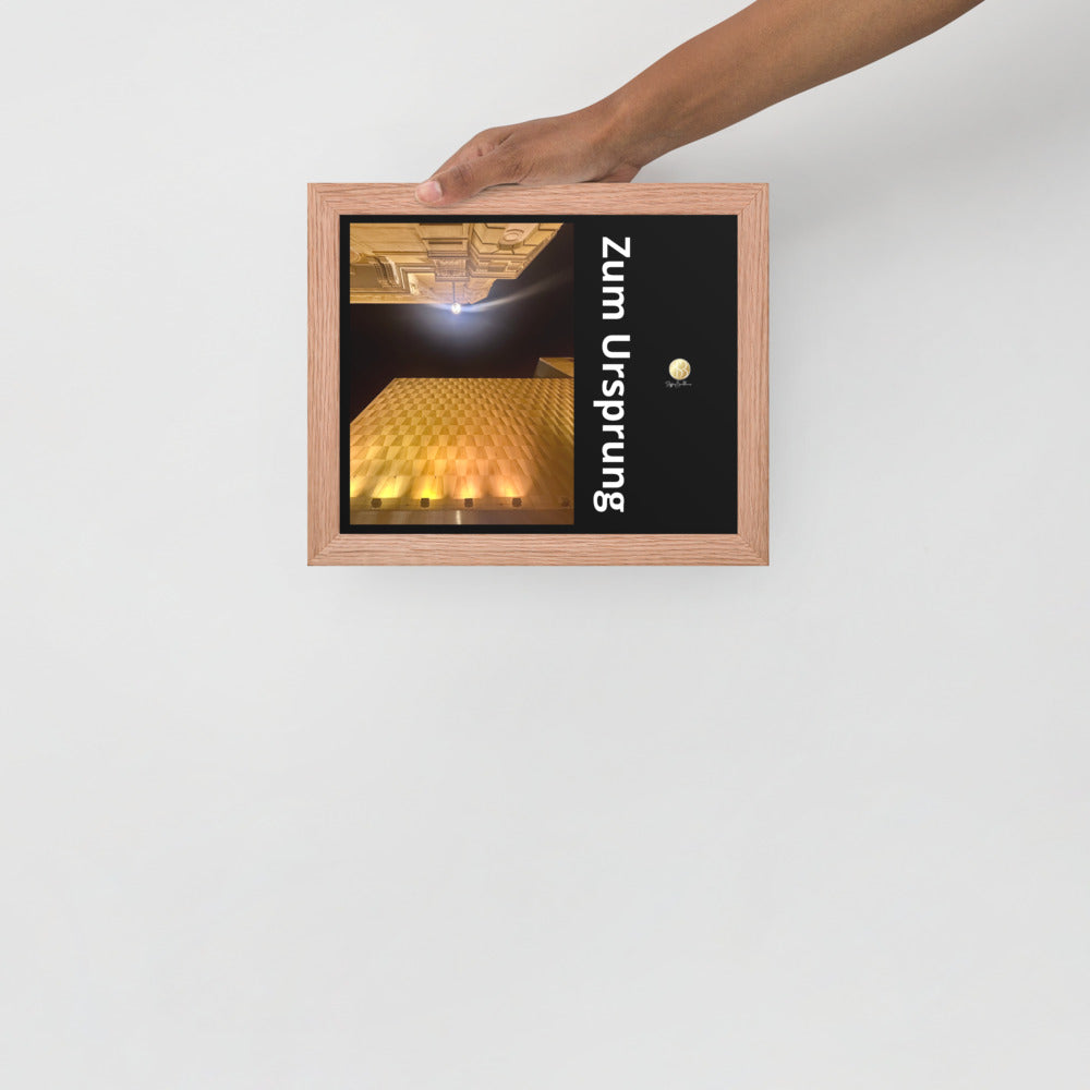 “Zum Ursprung” Poster – The Golden Axis (Authentic Presence Collection)