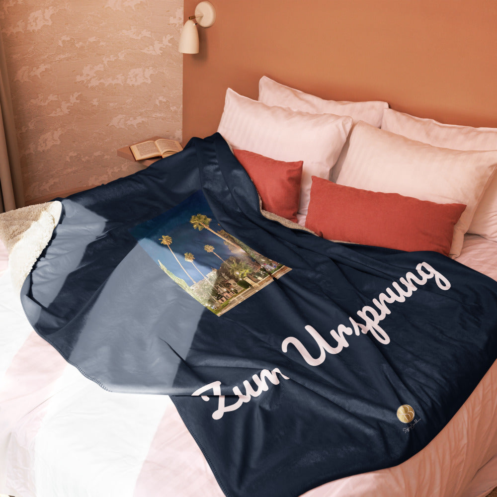 Fine Art Sherpa Blanket “Zum Ursprung” Authentic Presence Collection