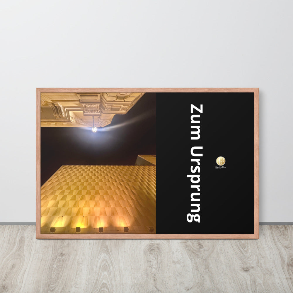 “Zum Ursprung” Poster – The Golden Axis (Authentic Presence Collection)