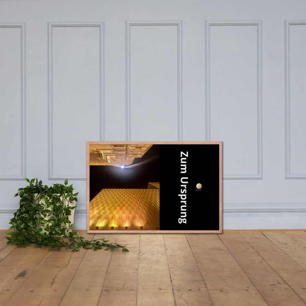 “Zum Ursprung” Poster – The Golden Axis (Authentic Presence Collection)