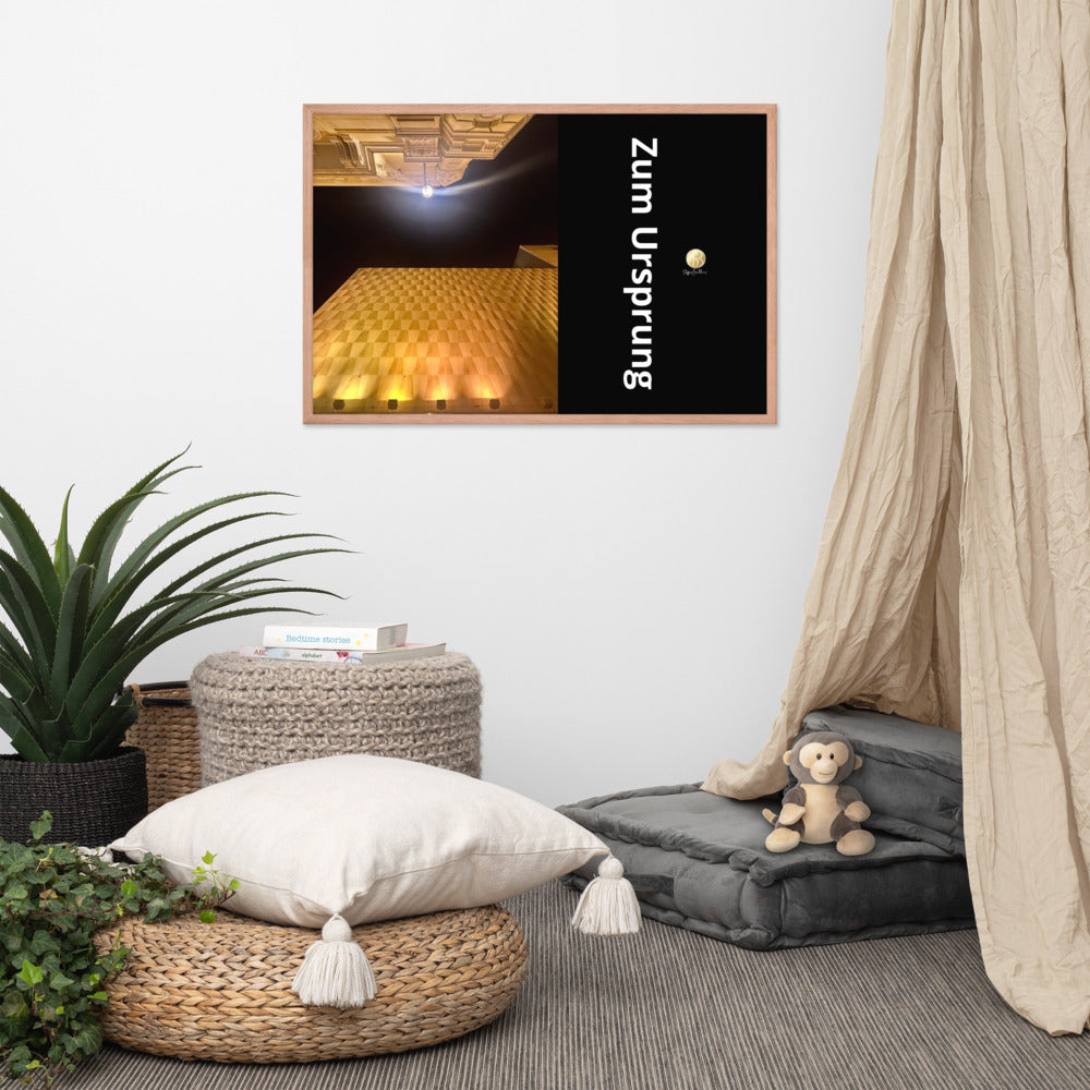 “Zum Ursprung” Poster – The Golden Axis (Authentic Presence Collection)